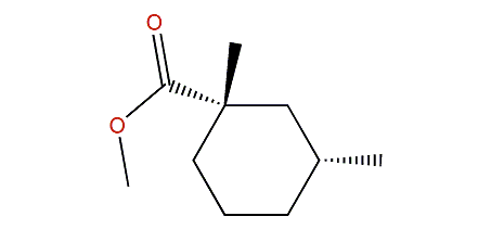 trans-1-Carbomethoxy-1,3-dimethylcyclohexane