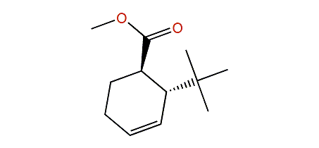 trans-1-Carbomethoxy-2-tert-butylcyclohex-3-ene