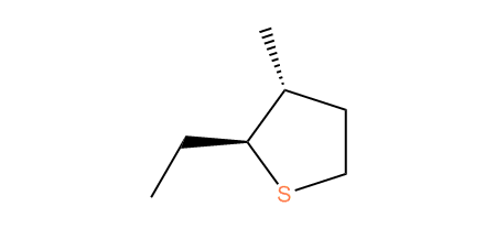 trans-2-Ethyl-3-methylthiophane