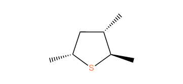 trans-2,3,5-Trimethylthiacyclopentane