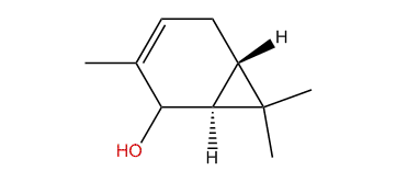 trans-3,7,7-Trimethylbicyclo[4.1.0]3-hepten-2-ol