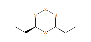 trans-4,6-Diethyl-1,2,3,5-tetrathiane