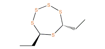 trans-5,7-Diethyl-1,2,3,4,6-pentathiepane