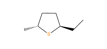 trans-5-Ethyl-2-methylthiacyclopentane