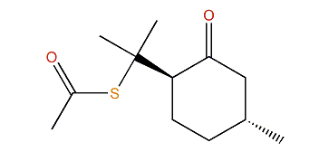 trans-8-(Acetylthio)-p-menthan-3-one