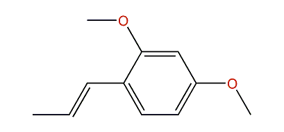 1-(E)-(1-Propenyl)-2,4-dimethoxybenzene